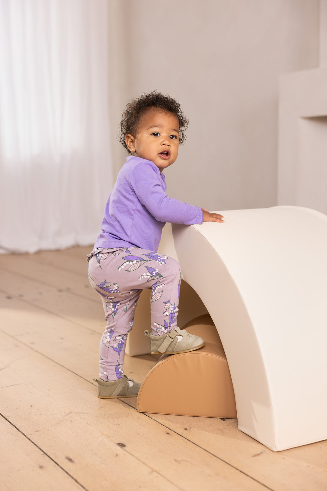 Broek Freila allover print regular fit Nirvana