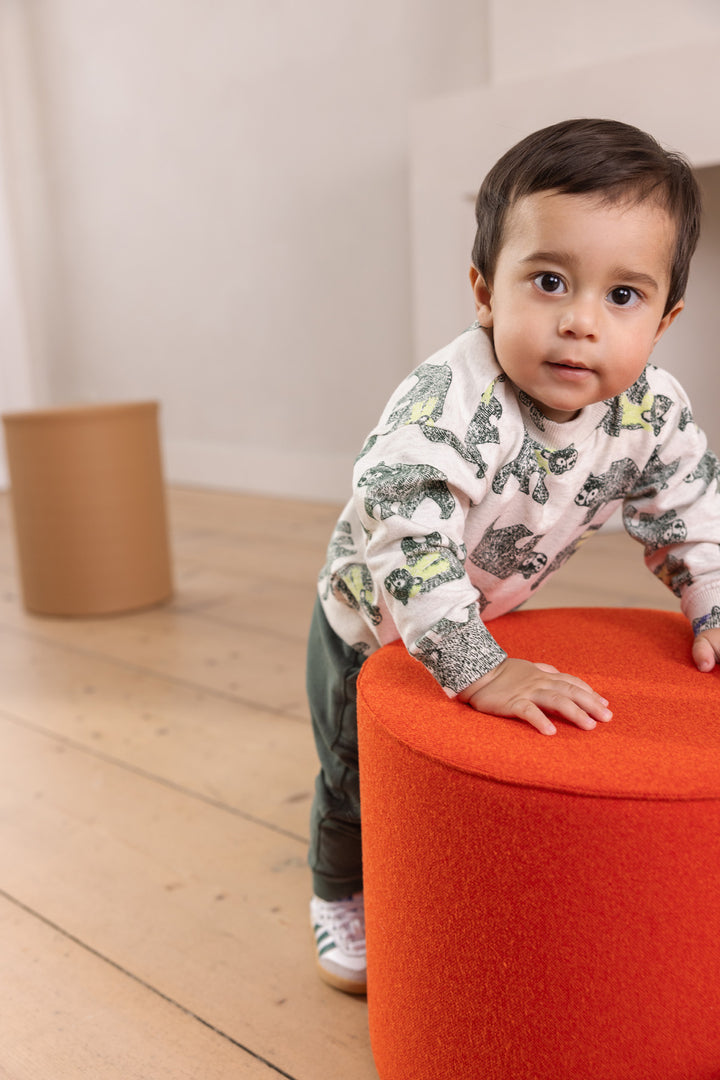 Broek Grisel relaxed fit Garden Topiary