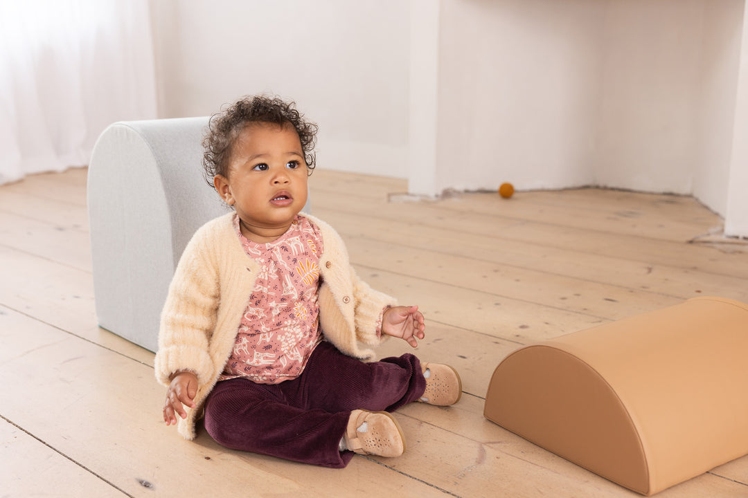 Longsleeve Fines allover print Old Rose