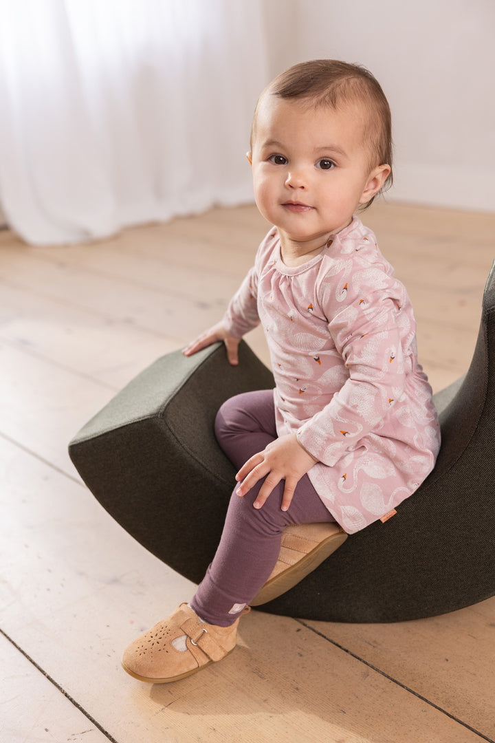 Jurk Frevent allover print Pale Mauve