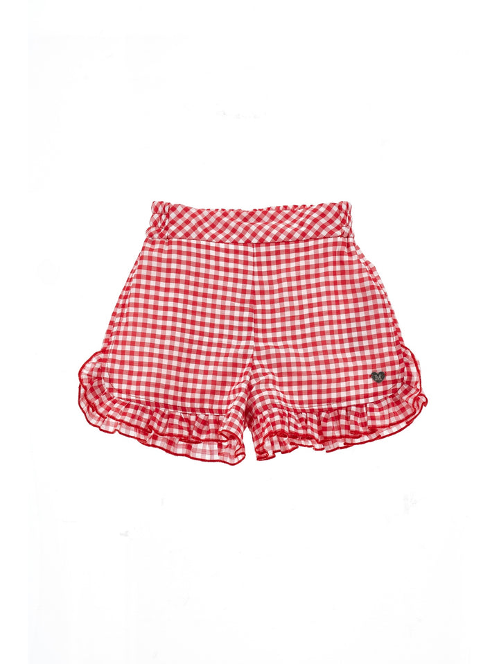 Kids short Rosso + Bianco PortoFino