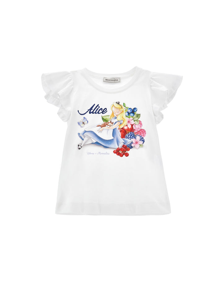 Kids T - Shirt Bianco Alice