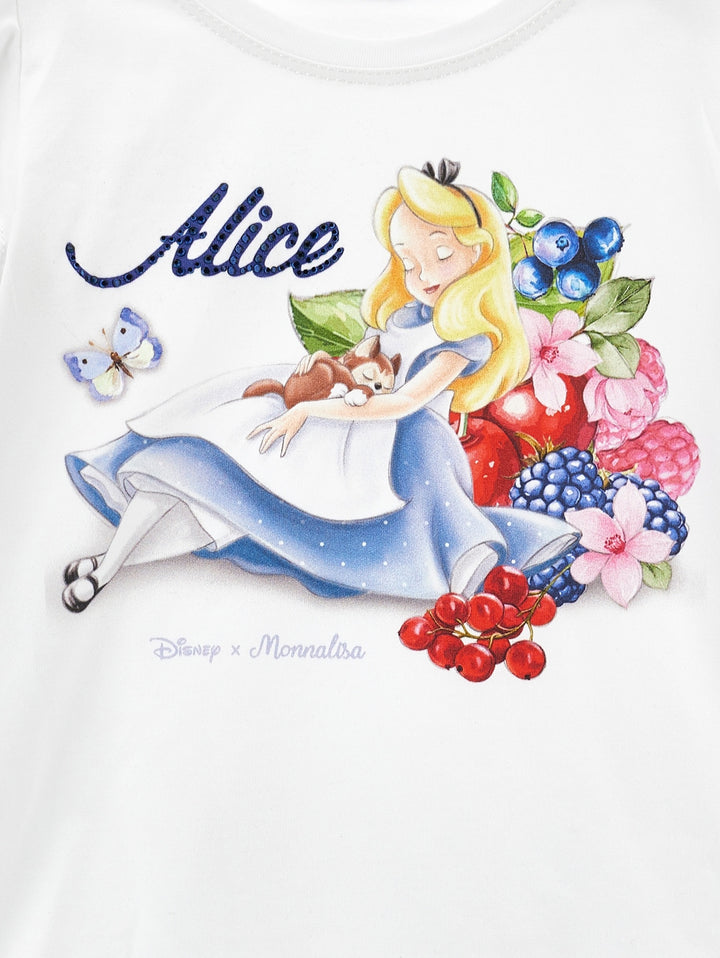 Kids T - Shirt Bianco Alice