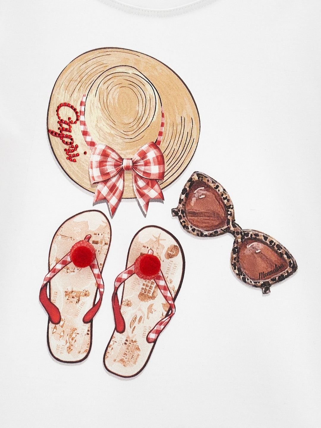 Kids T - Shirt BIANCO+ROSSO PortoFino