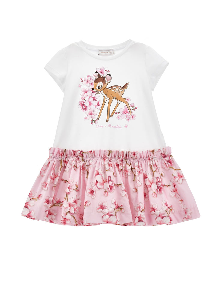 Kids jurk Bianco+RosaFairytale Cruise Bambi