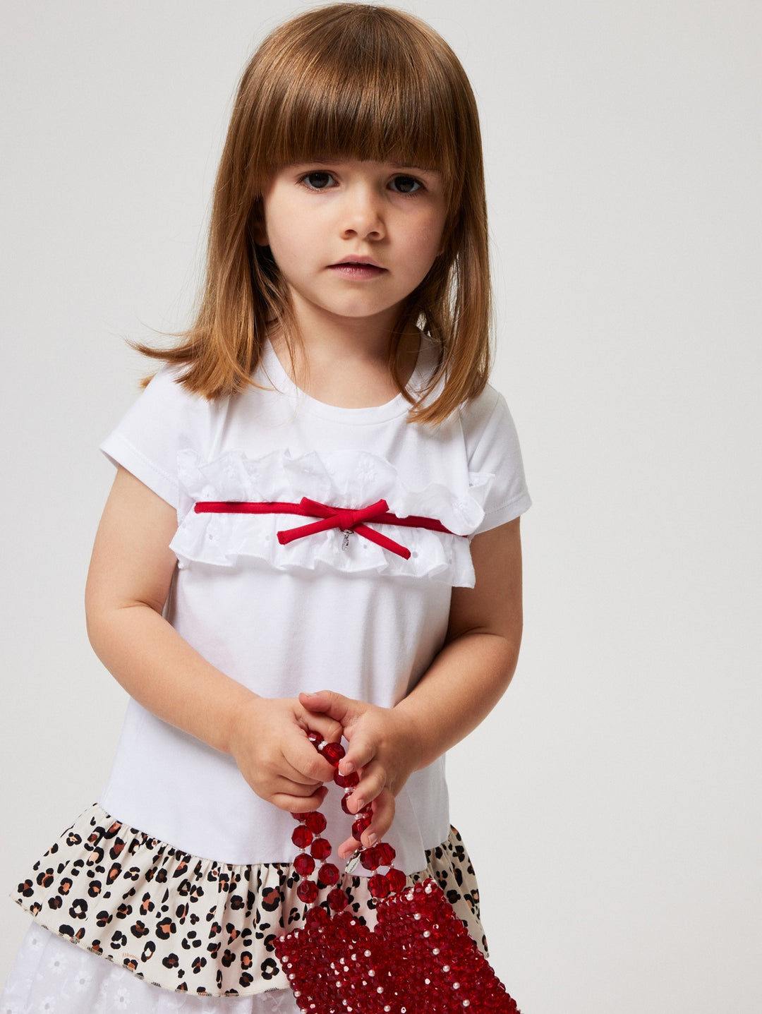 Kids jurk bianco+maculato PortoFino