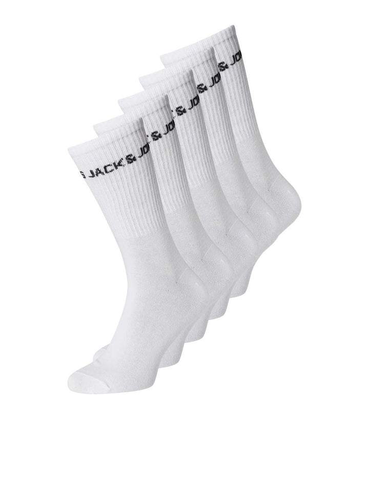 Sokken BASIC LOGO TENNISSOCK 5 PACK White White - White - White - White