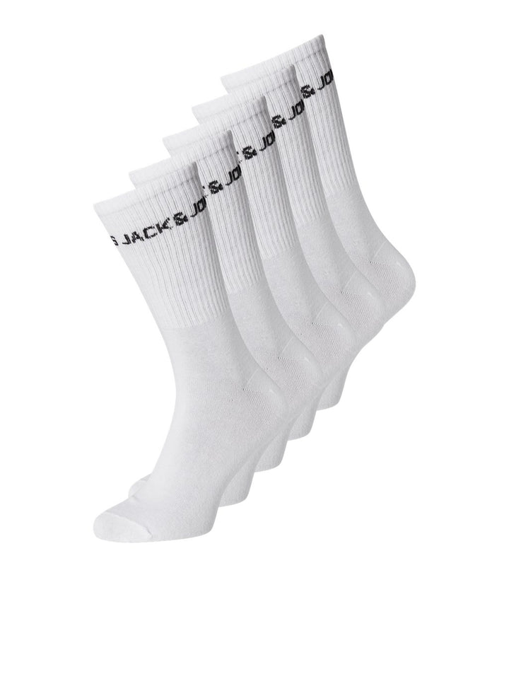 Socken BASIC LOGO TENNISSOCK 5 PACK Weiß Weiß - Weiß - Weiß - Weiß