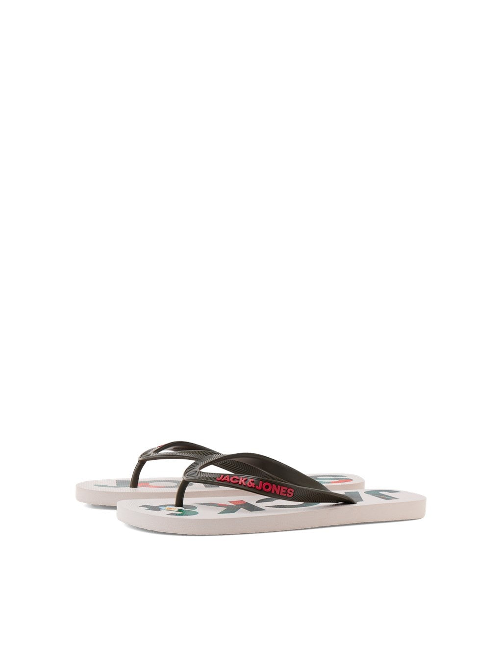 Hausschuhe LOGO PALMENMUSTER Olive Night MOONBEAM