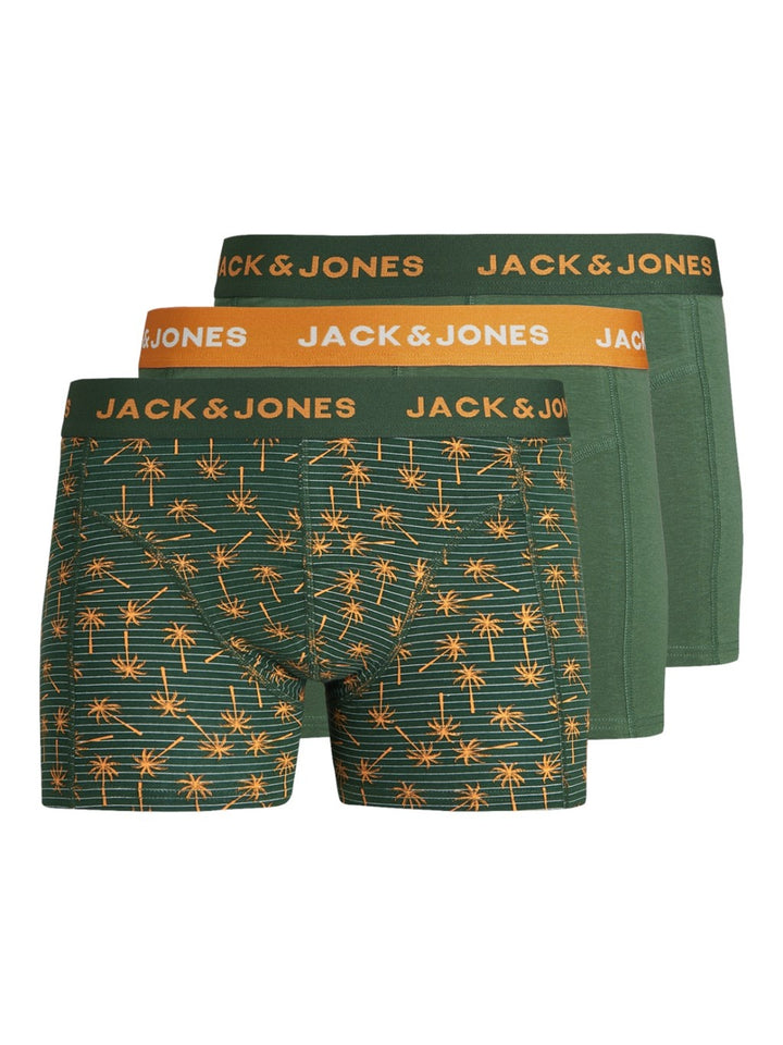 Boxers CULA 3 PACK Dark Green Dark Green - Dark Green