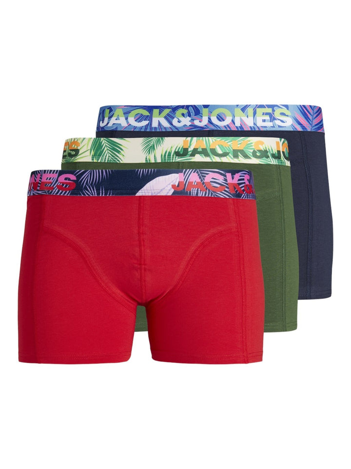 Boxers PAW 3 PACK True Red Dark Green - Navy Blazer