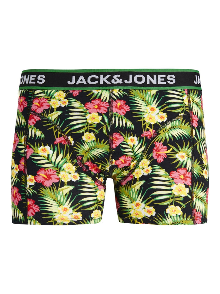 Boxers PINK FLOWERS 3 PACK Black Black - Black