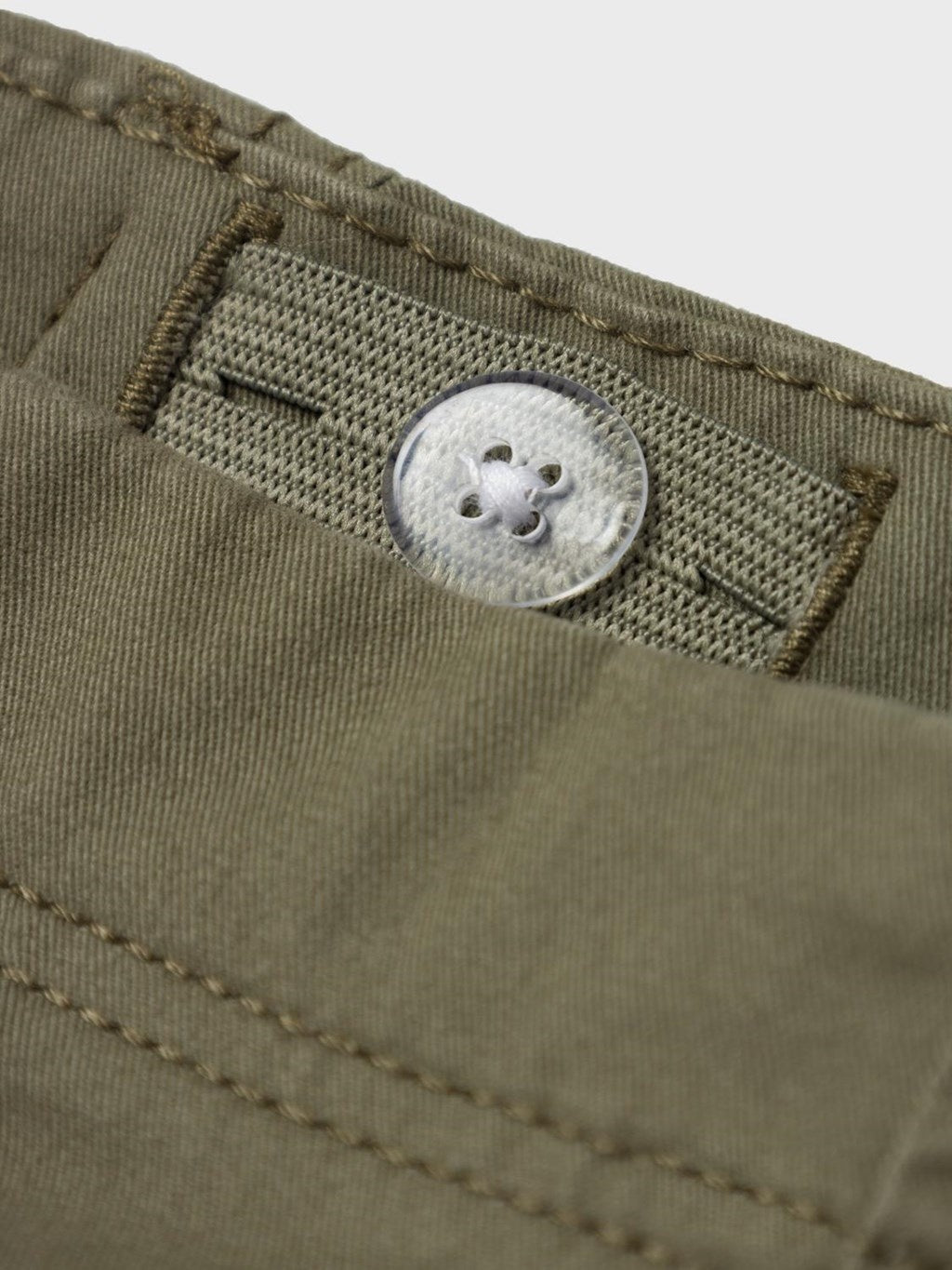 Kids broek RYAN CARGO Deep Lichen Green Round Fit