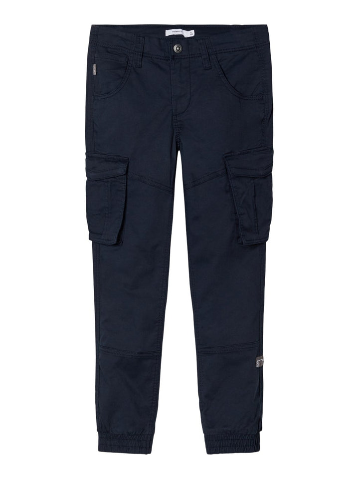 Kids broek RYAN CARGO Dark Sapphire Round Fit