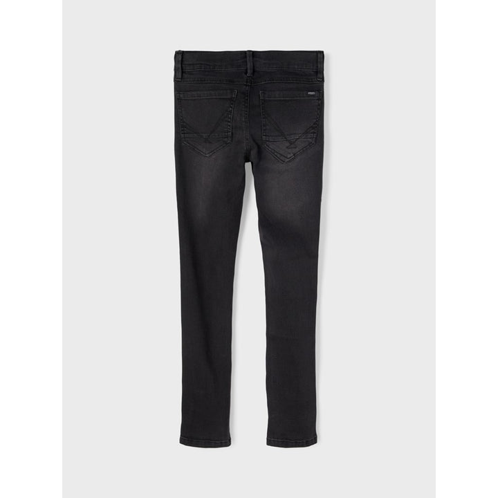 KIDS spijkerbroek PETE Skinny Fit Black Denim