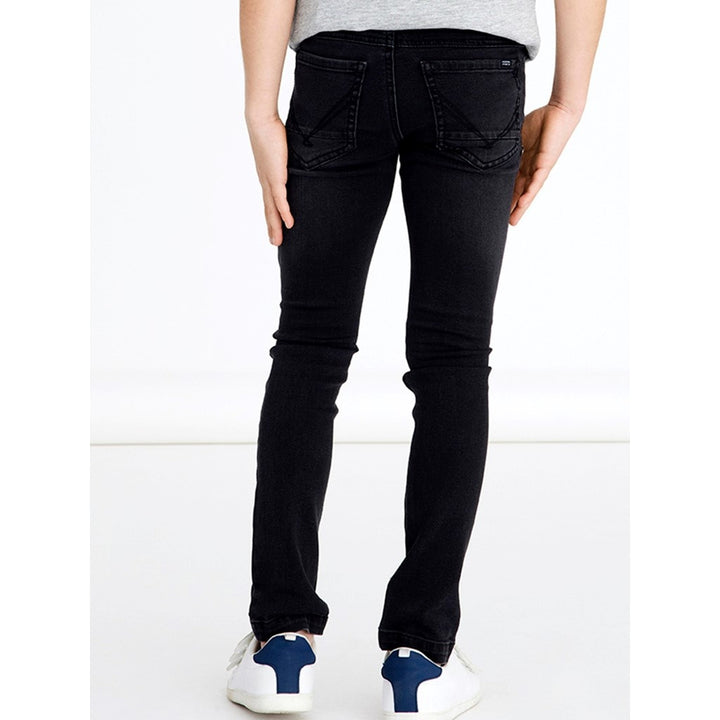 KIDS spijkerbroek PETE Skinny Fit Black Denim