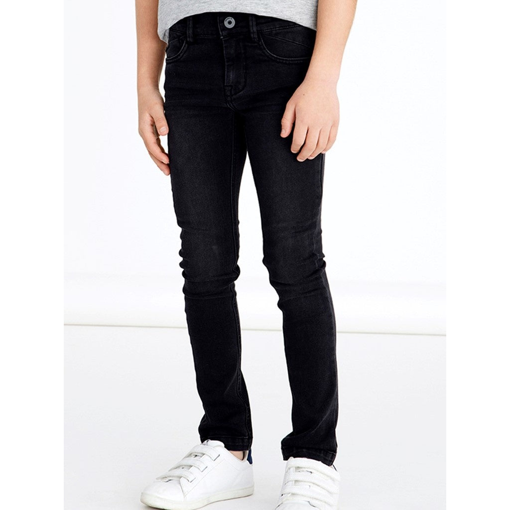KIDS spijkerbroek PETE Skinny Fit Black Denim