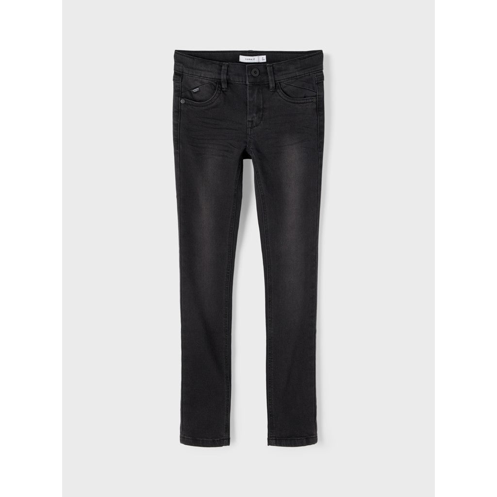 KIDS spijkerbroek PETE Skinny Fit Black Denim