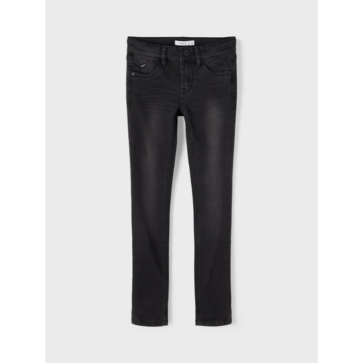 KIDS spijkerbroek PETE Skinny Fit Black Denim