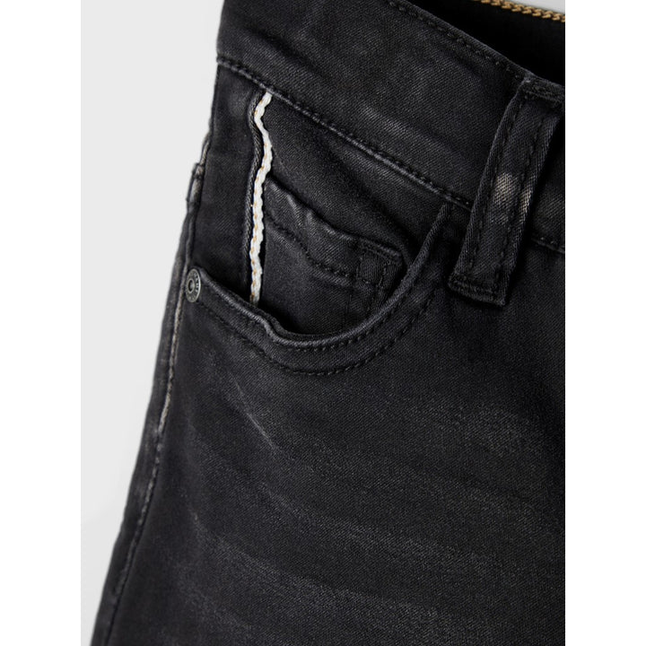 Kinderjeans THEO Schwarzer Denim Xslim Passform