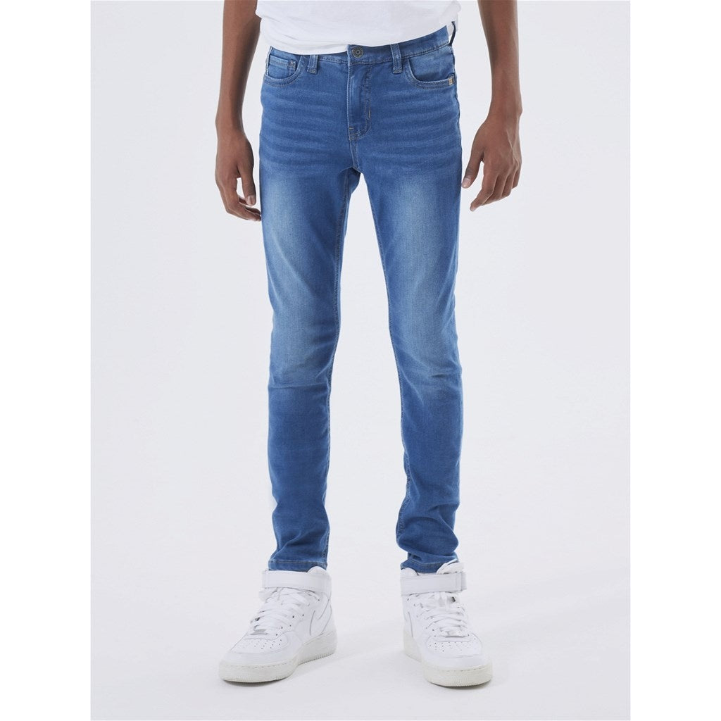 Kinderjeans THEO SLIM Medium Blue Denim Xslim Fit