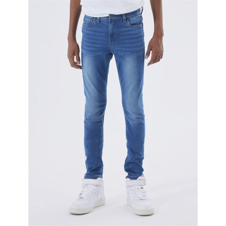 Kinderjeans THEO SLIM Medium Blue Denim Xslim Fit