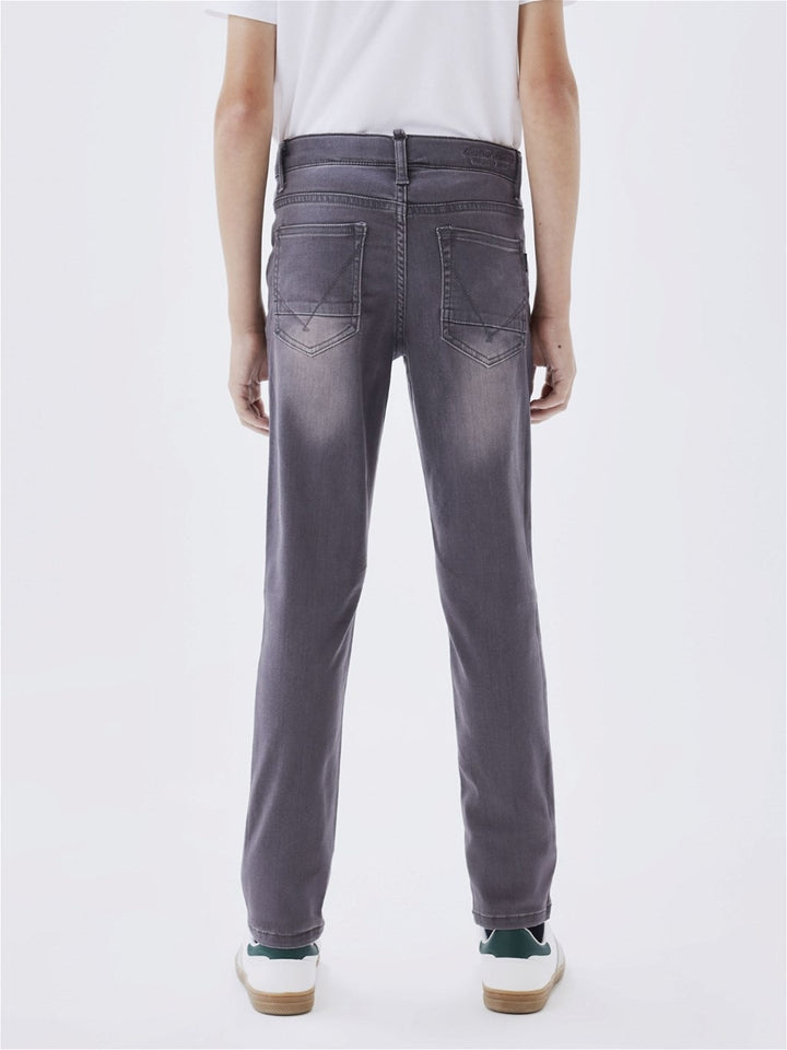 Kids spijkerbroek THEO Dark Grey Denim Xslim Fit
