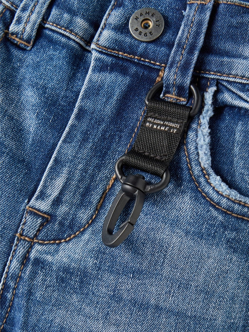 Kids spijkerbroek PETE Medium Blue Denim Skinny Fit