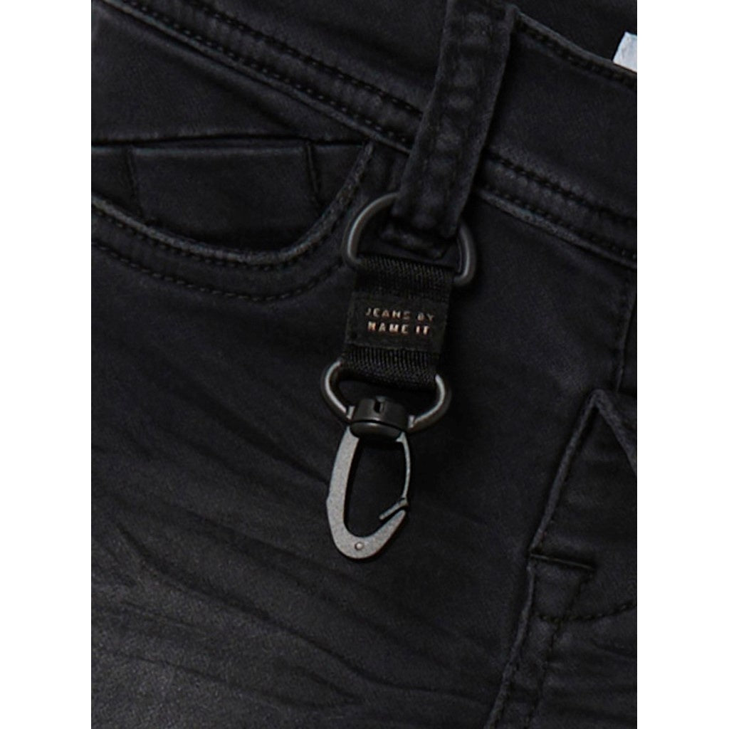 Mini spijkerbroek THEO THAYER Black Denim Xslim fit
