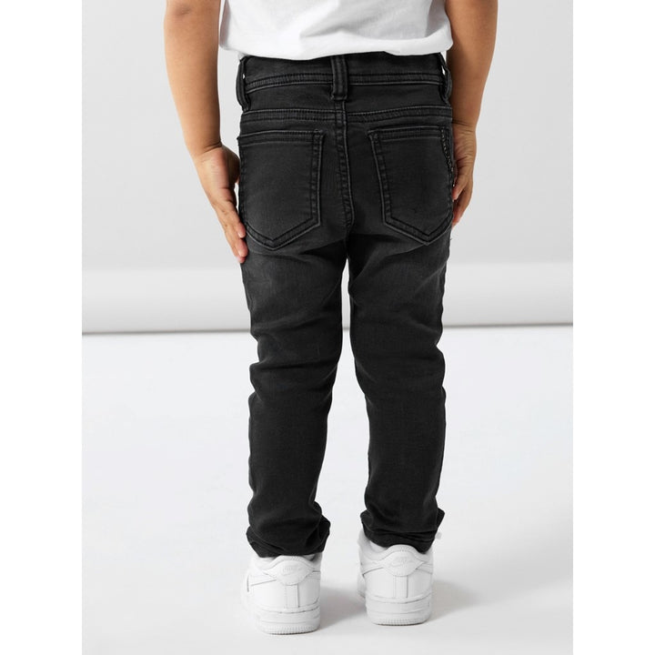 Mini spijkerbroek THEO THAYER Black Denim Xslim fit