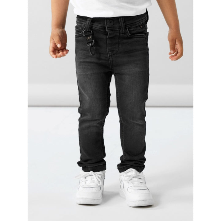 Mini spijkerbroek THEO THAYER Black Denim Xslim fit
