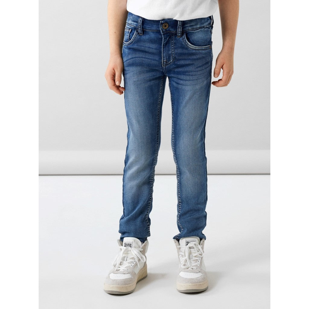 Kids spijkerbroek THEO Denim Blue Xslim fit