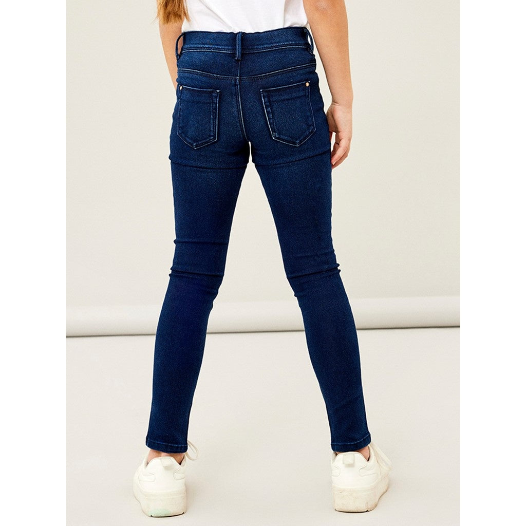 Kids spijkerbroek POLLY Dark Blue Denim skinny fit