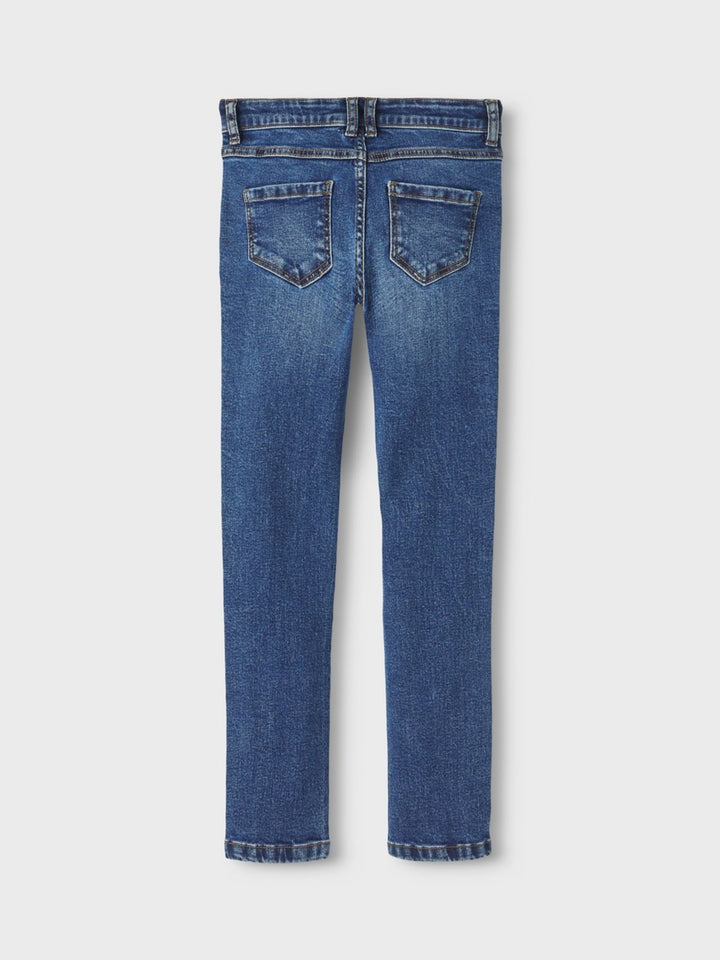 Kids spijkerbroek SALLI Medium Blue Denim Slim Fit