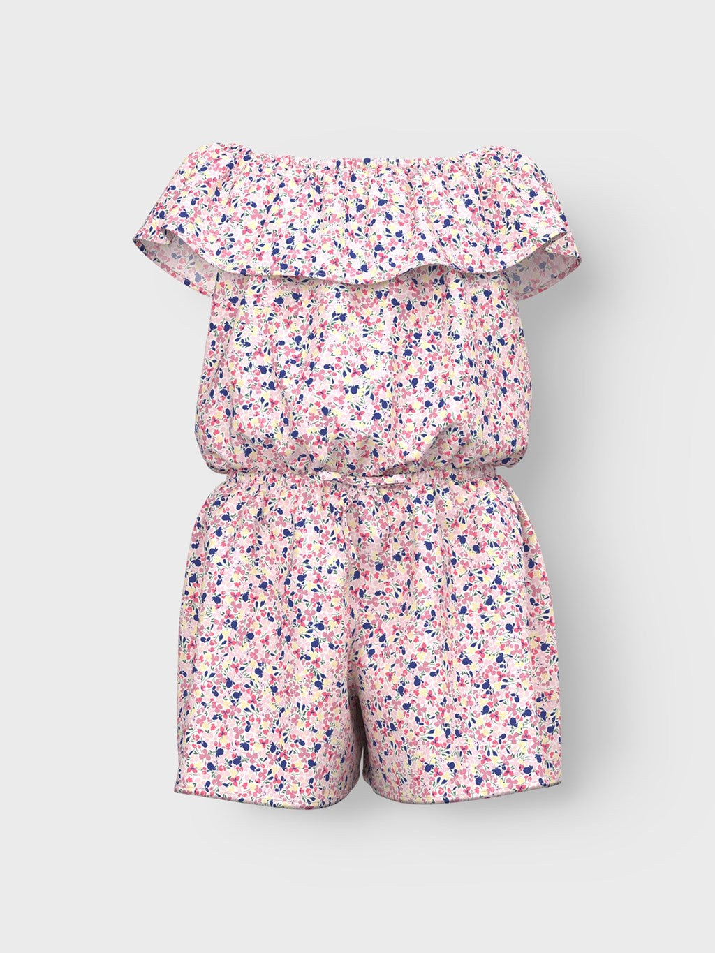 Mini jumpsuit VINAYA White Alyssum Flower