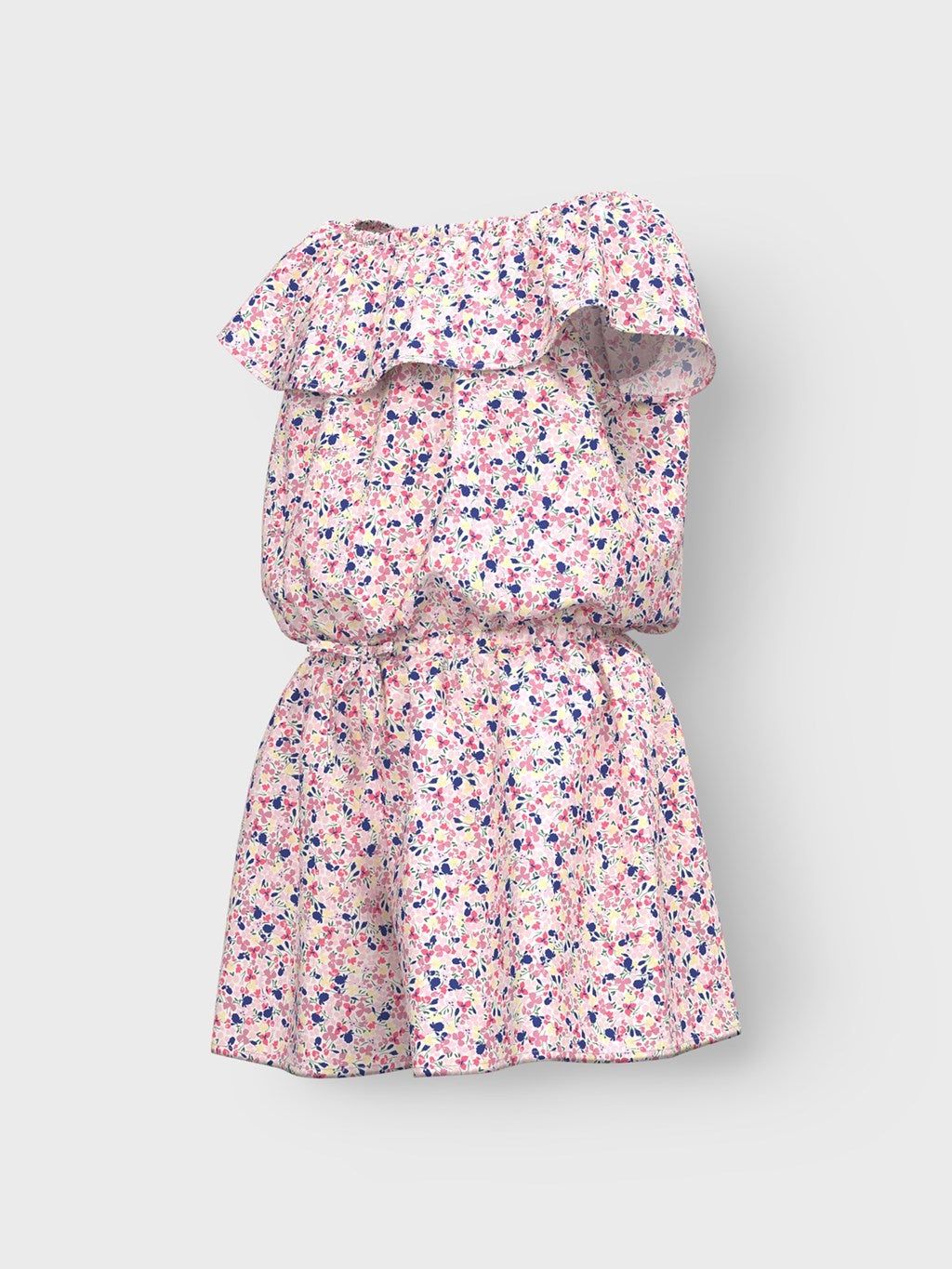 Mini jumpsuit VINAYA White Alyssum Flower