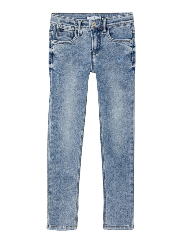 Kids spijkerbroek THEO Light Blue Denim Xslim Fit