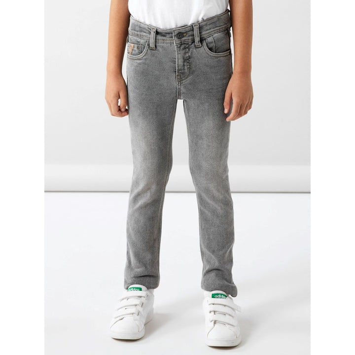 Kids spijkerbroek PETE Dark Grey Denim Skinny Fit