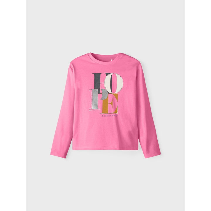 Kinder Langarmshirt OSTUDS Pink Cosmos Loose Fit