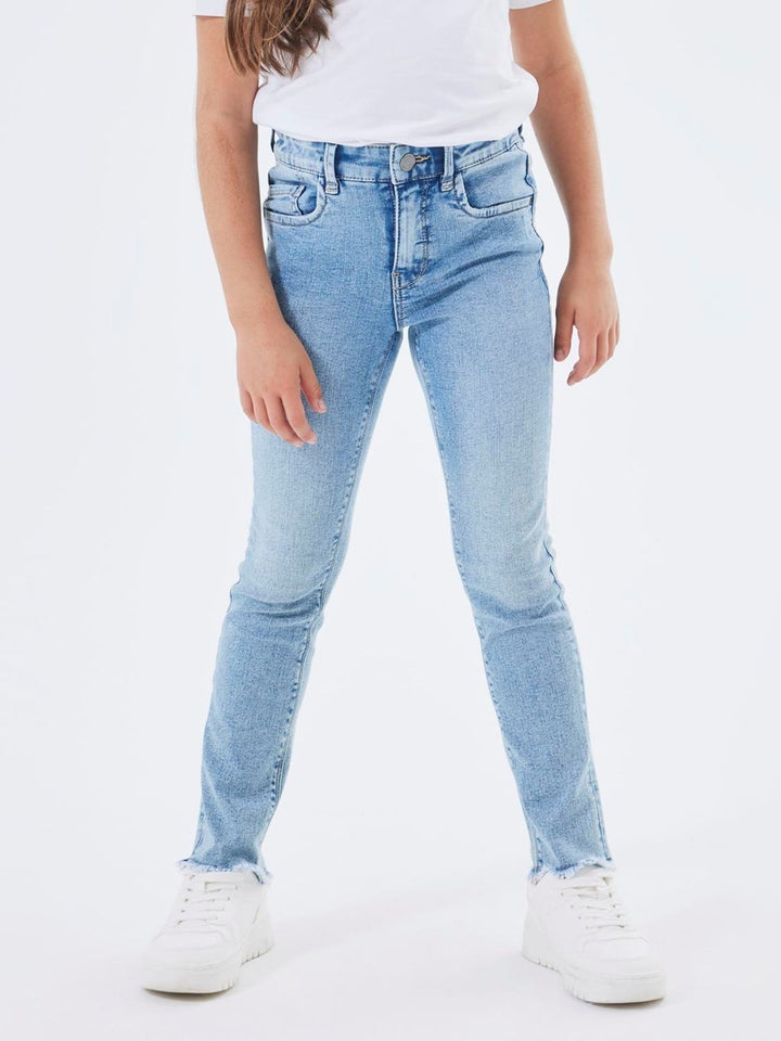Kinderjeans POLLY Hellblaue Denim Skinny Fit