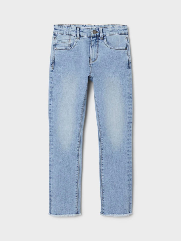Kinderjeans POLLY Hellblaue Denim Skinny Fit