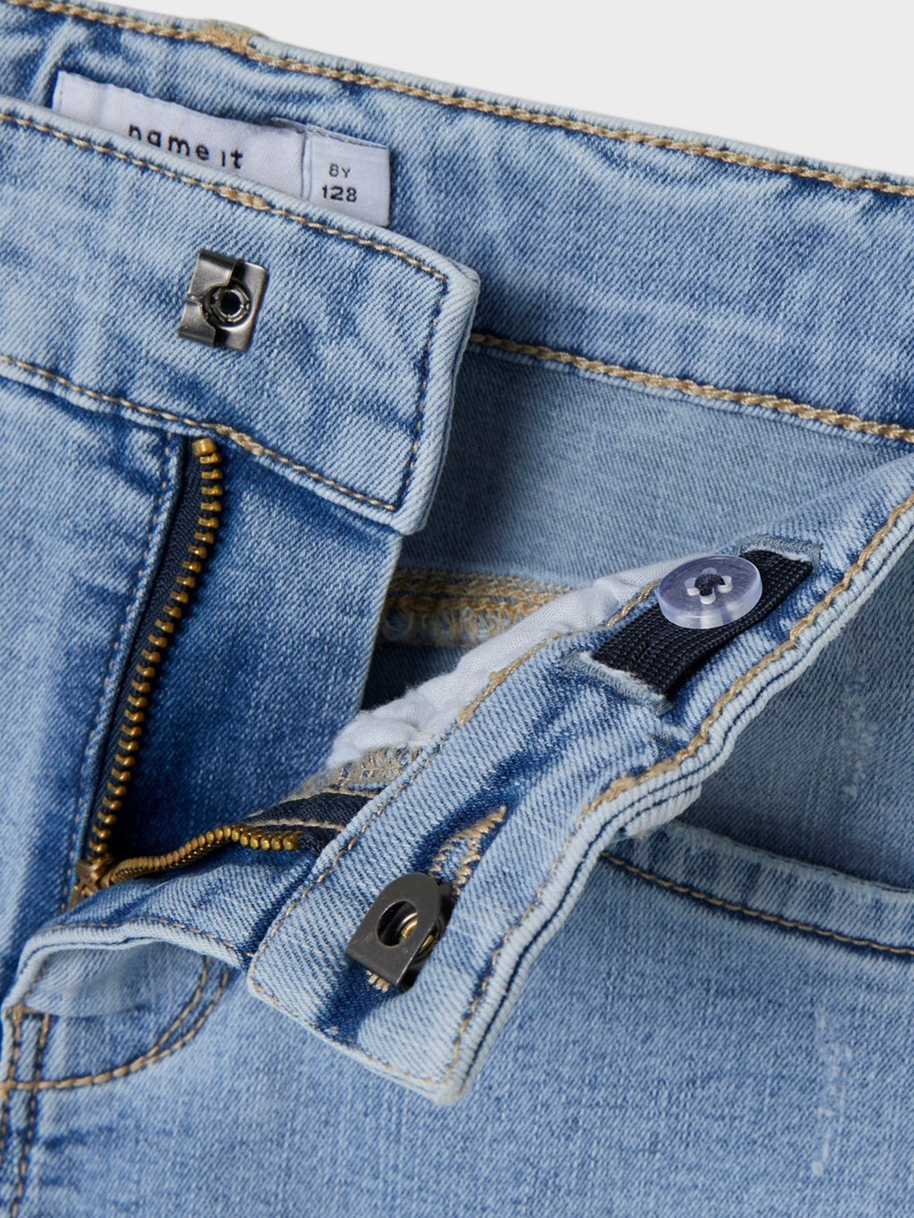 Kinderjeans POLLY Hellblaue Denim Skinny Fit