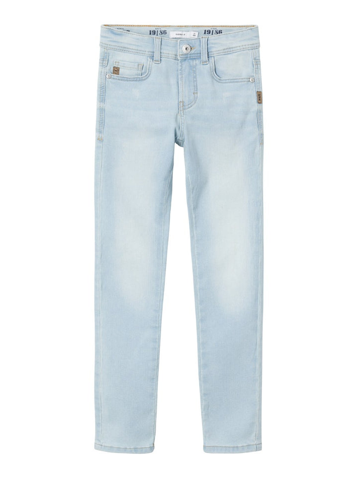 Kids spijkerbroek THEO Light Blue Denim Xslim Fit