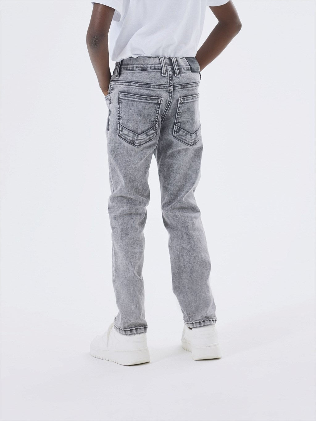 Kids spijkerbroek SILAS Light Grey Denim Xslim Fit