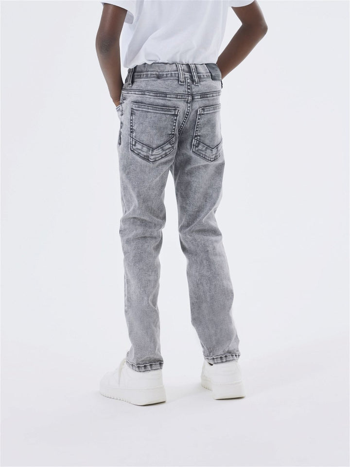 Kids spijkerbroek SILAS Light Grey Denim Xslim Fit