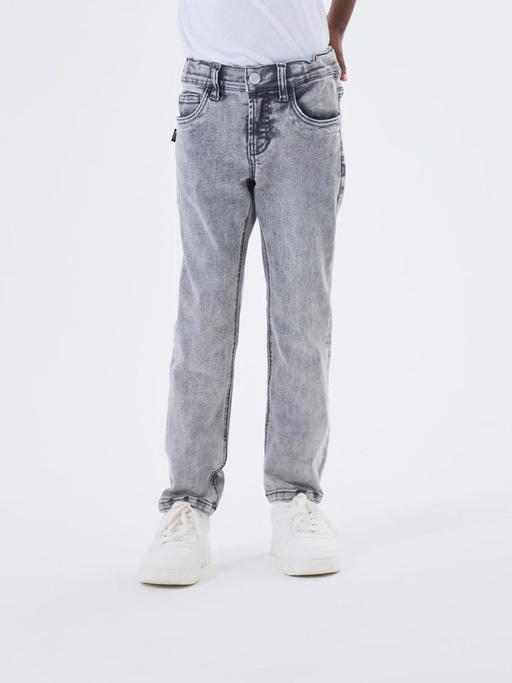 Kids spijkerbroek SILAS Light Grey Denim Xslim Fit