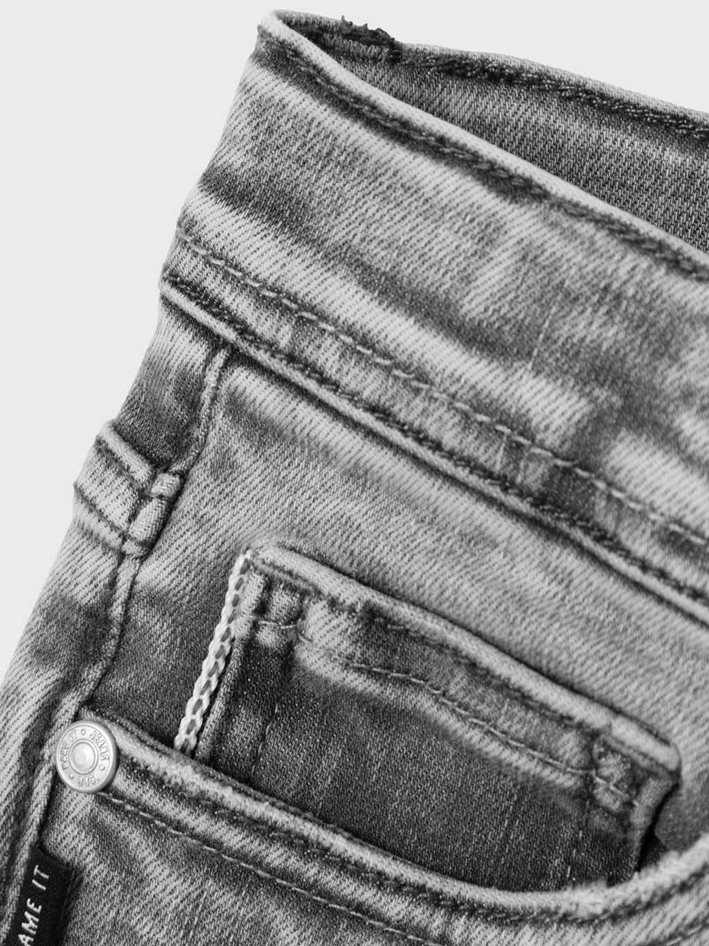 Kids spijkerbroek SILAS Light Grey Denim Xslim Fit