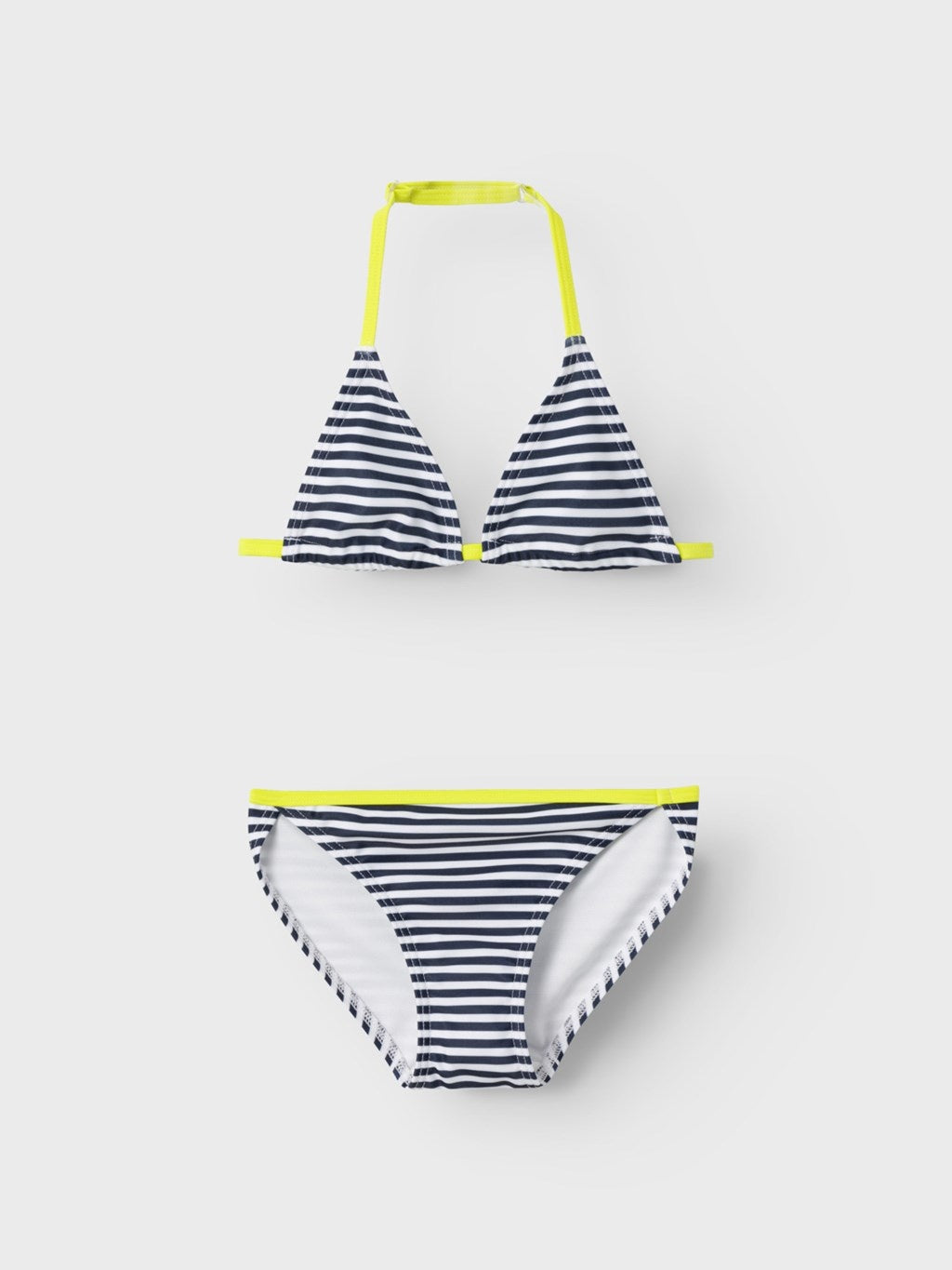 Kinderbikini ZIMONE Hellweiß Schwarz