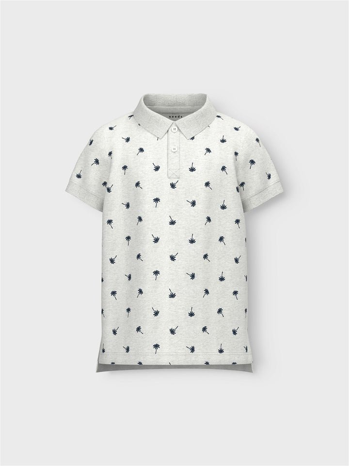 Kids polo VOLO Light Grey Melange Regular Fit