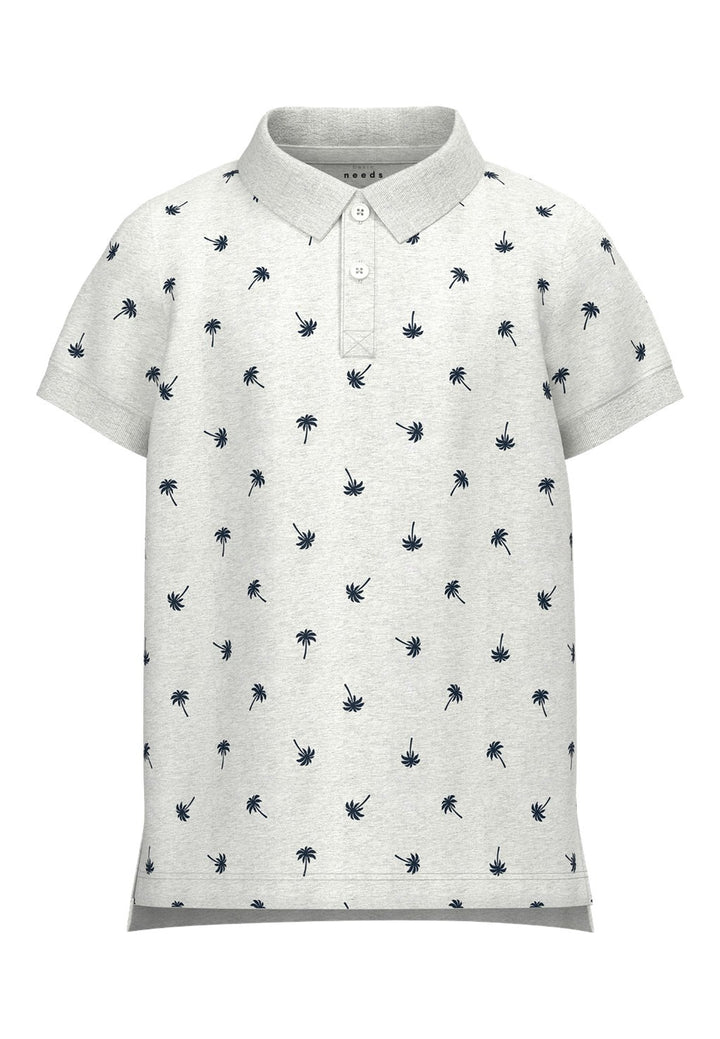 Kids polo VOLO Light Grey Melange Regular Fit